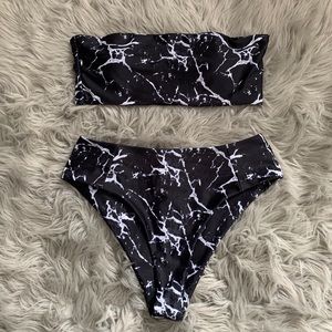 Black Marble Bikini
